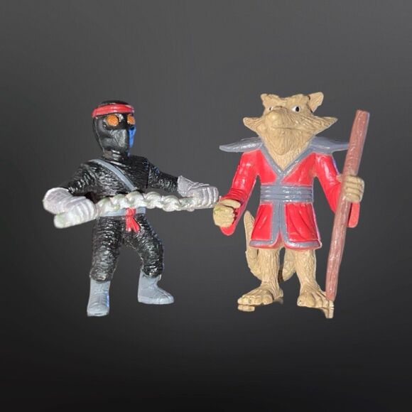 2014 Splinter & Foot Solider Teenage Mutant Ninja Turtles Mini Figures 2” B14 - Picture 4 of 4